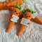 Handmade Crocheted Vegetable Dolls Positive Energy Wool Plush Set Potato Broccoli Carrot Pineapple 3