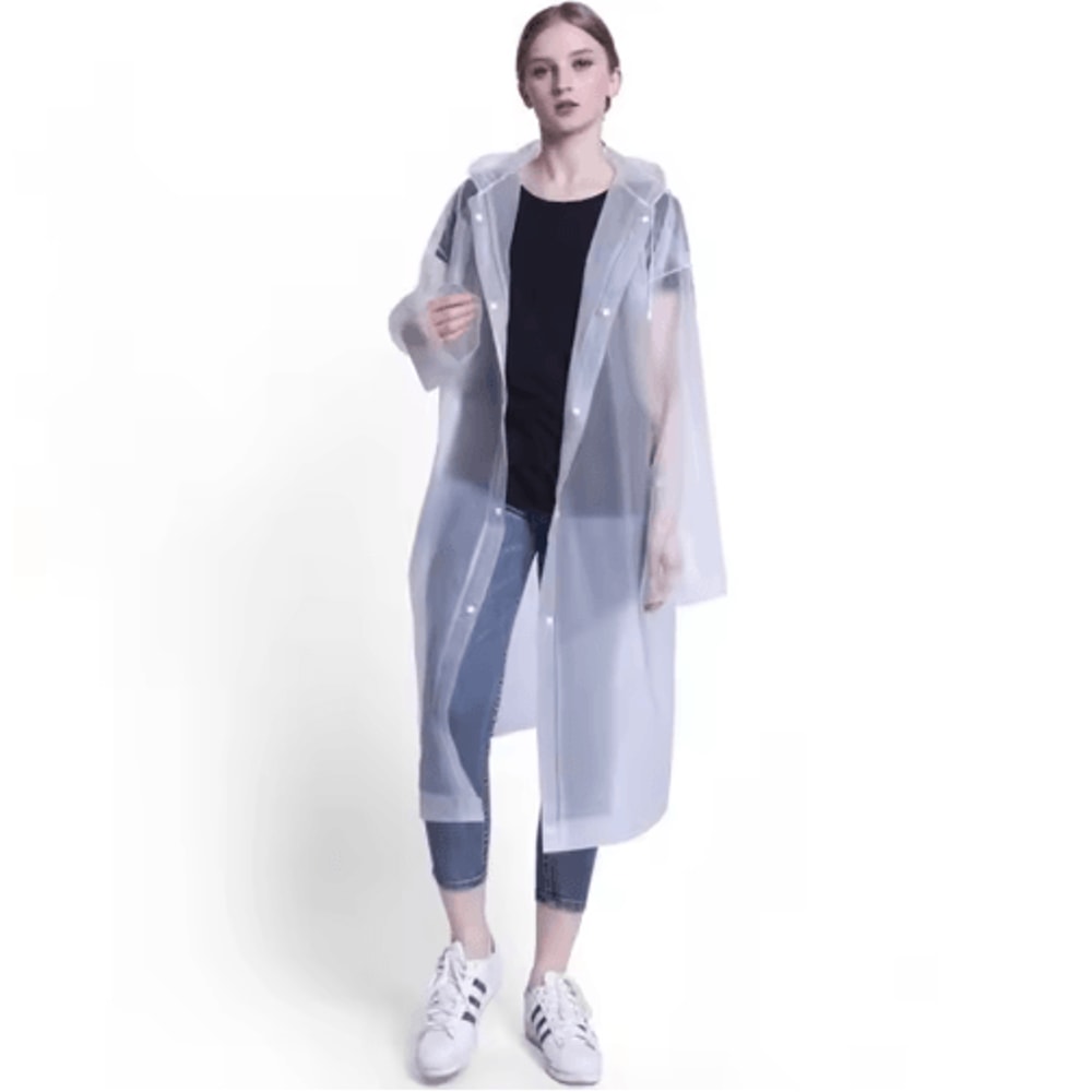 Adult One Piece Raincoat Thickened Reusable Waterproof And Windproof Outdoor Rain Gear 2