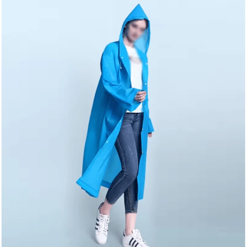 Adult One Piece Raincoat Thickened Reusable Waterproof And Windproof Outdoor Rain Gear 4
