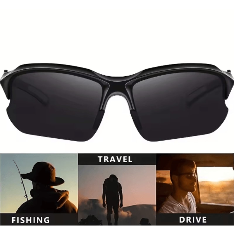 Polarized Sports Sunglasses Windproof Fashion Glasses For Running Fishing And Driving 6