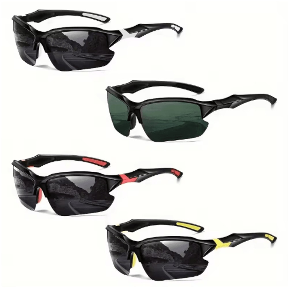 Polarized Sports Sunglasses Windproof Fashion Glasses For Running Fishing And Driving 7