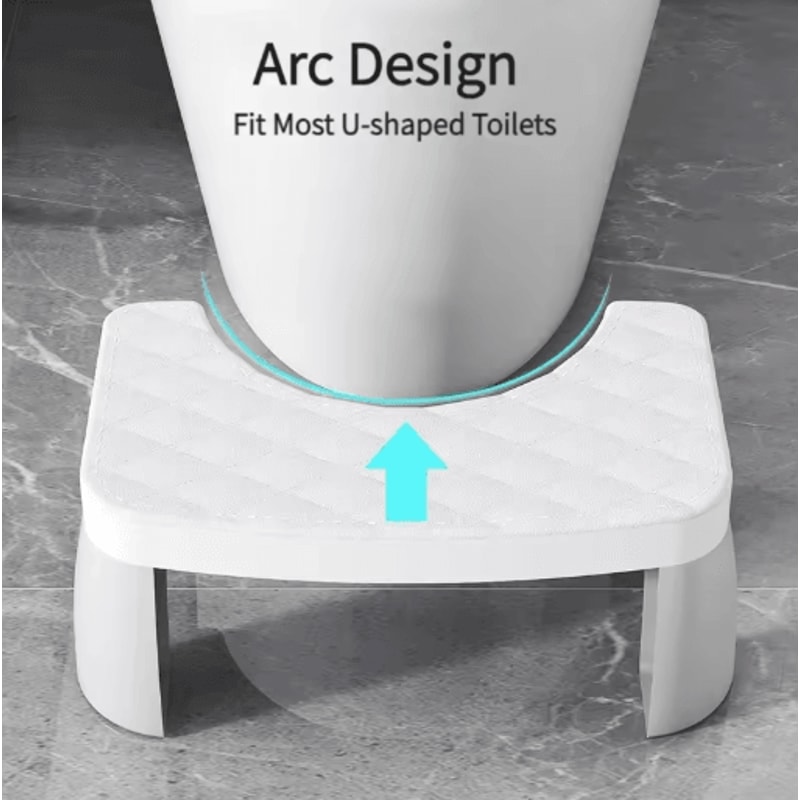 Toilet Squat Stool Removable Non Slip Portable Bathroom Footstool 3