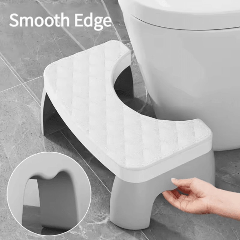 Toilet Squat Stool Removable Non Slip Portable Bathroom Footstool 4