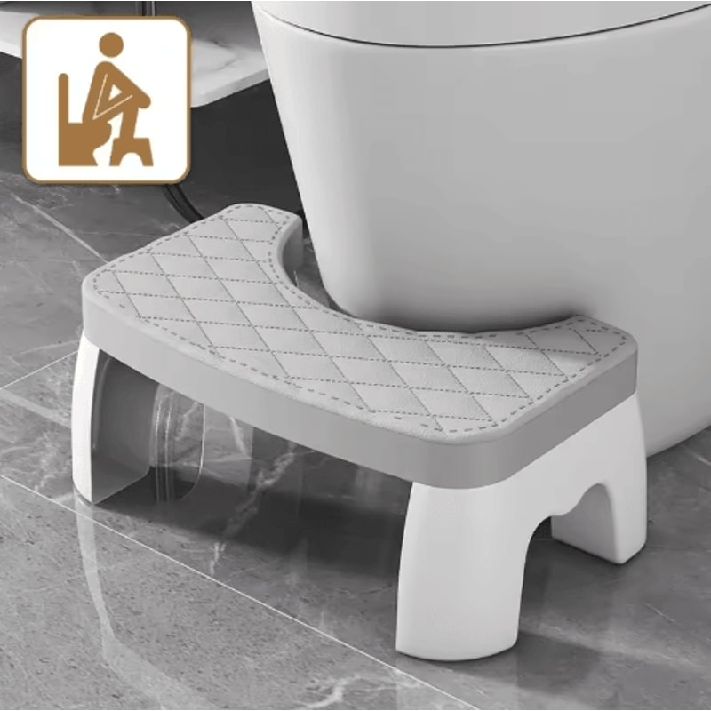 Toilet Squat Stool Removable Non Slip Portable Bathroom Footstool 0