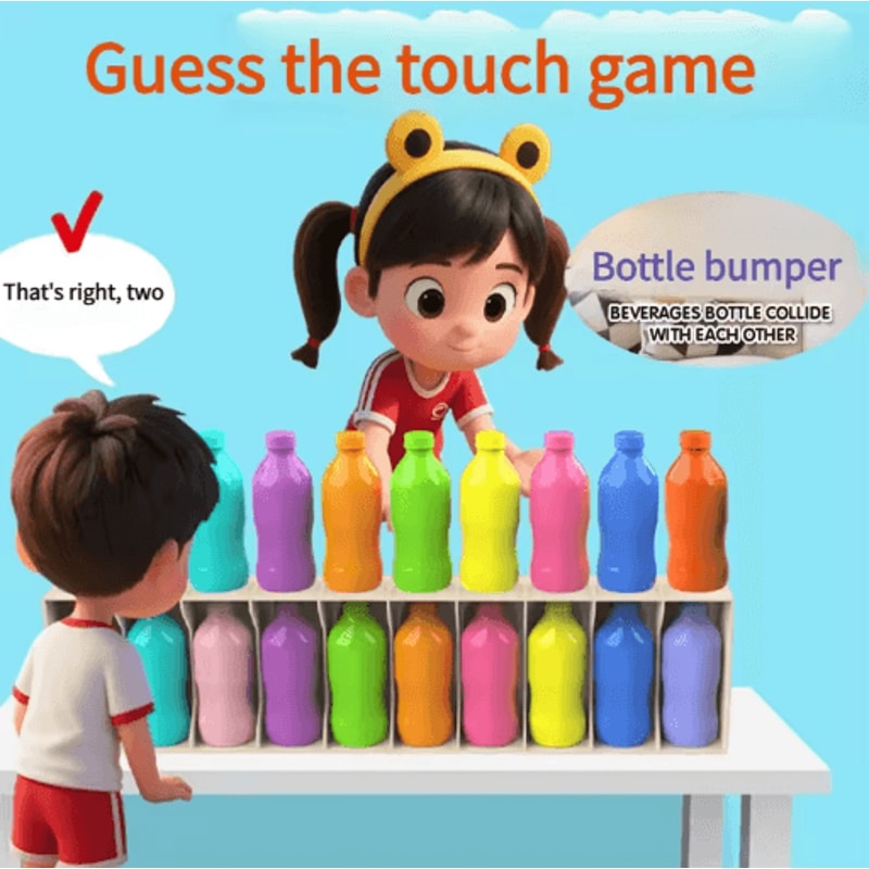 20 Piece Guessing Bottle Memory Matching Game For Kids And Family Play 2