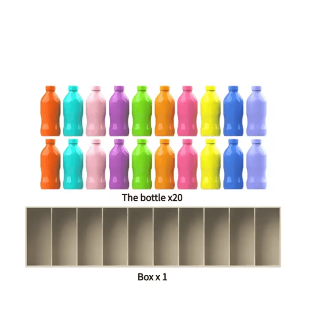 20 Piece Guessing Bottle Memory Matching Game For Kids And Family Play 3