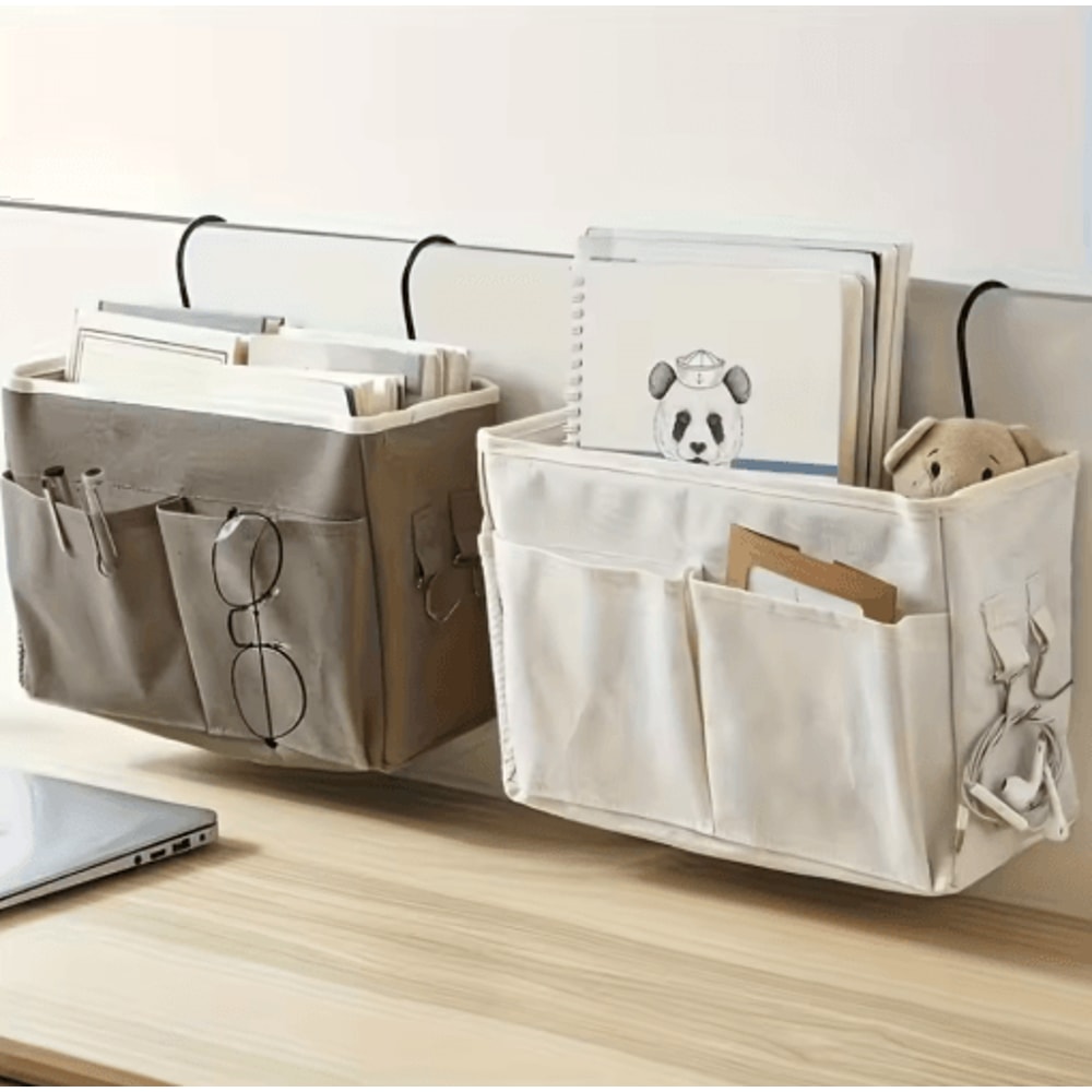 Minimalist Bedhead Storage Rack And Wall Mounted Bedside Basket 5