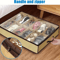 Space Saving 12 Grid Clear Shoe Storage Box With Dustproof Cover 5