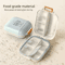 Large Capacity Travel Pill Organizer Portable Vitamin And Medicine Storage Box 5