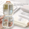 Large Capacity Travel Pill Organizer Portable Vitamin And Medicine Storage Box 9