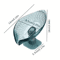 Leaf Design Self Draining Soap Tray With Suction Cup 2 Piece Set 6