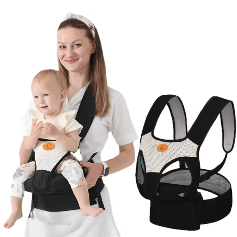 Baby Carrier Waist Stool Ergonomic Kangaroo Sling Hip Seat Backpack For 3 To 36 Months 0