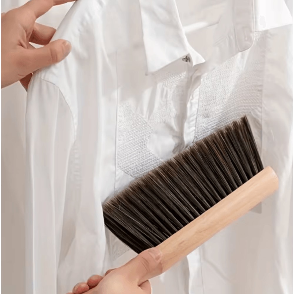 Wooden Handle Dusting Brush With Soft Bristles For Furniture And Upholstery 0