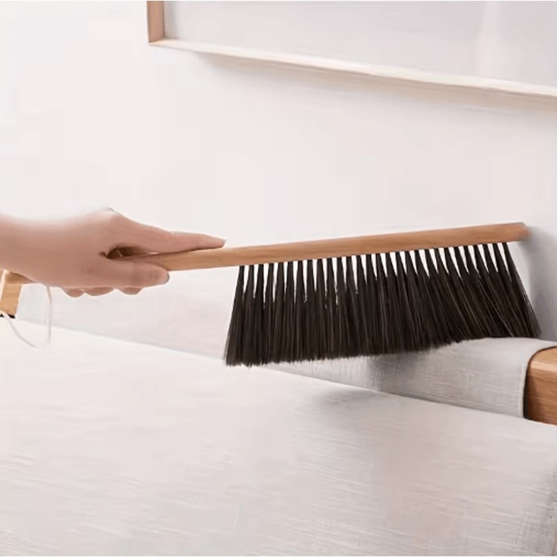 Wooden Handle Dusting Brush With Soft Bristles For Furniture And Upholstery 5