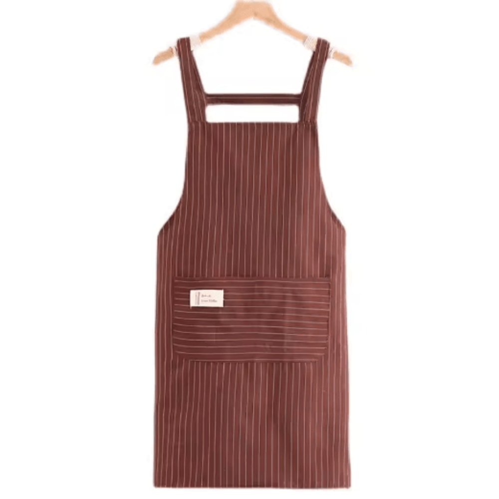 Mens Long Sleeve Oil Resistant Cooking Apron For Home And Kitchen Use 1