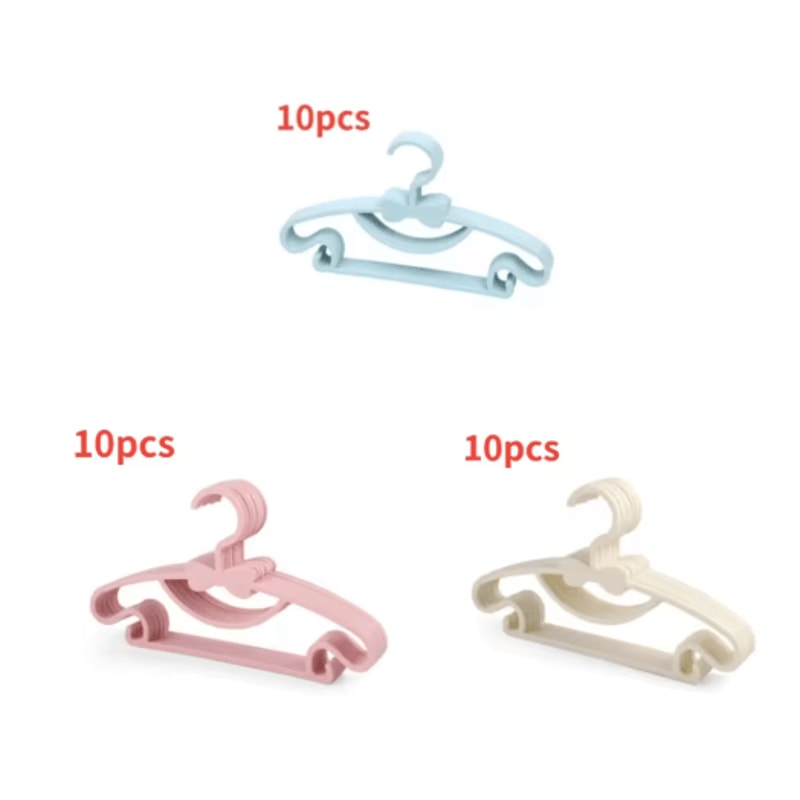 Baby No Trace Windproof Plastic Hanger For Childrens Clothing 2