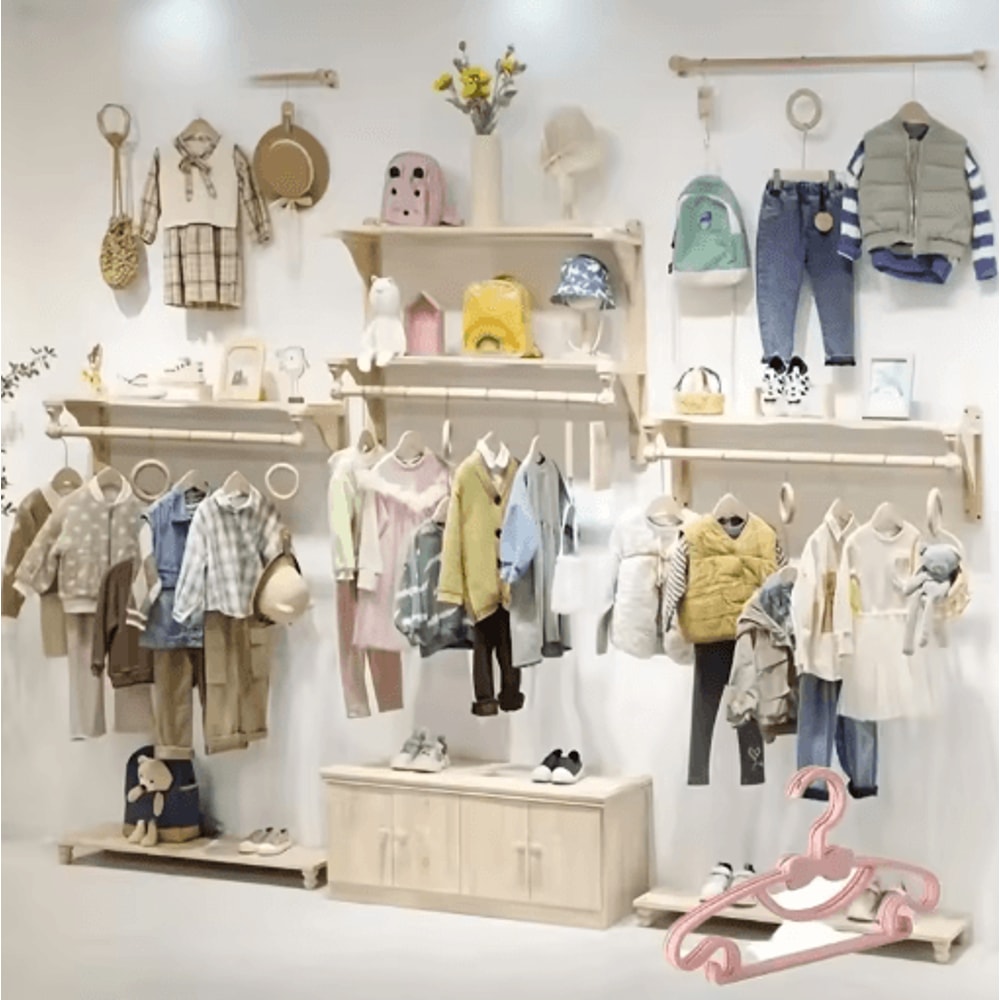 Baby No Trace Windproof Plastic Hanger For Childrens Clothing 8