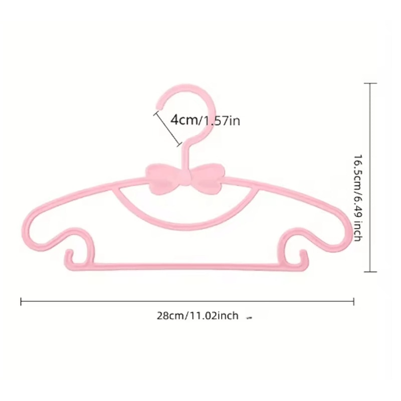 Baby No Trace Windproof Plastic Hanger For Childrens Clothing 10