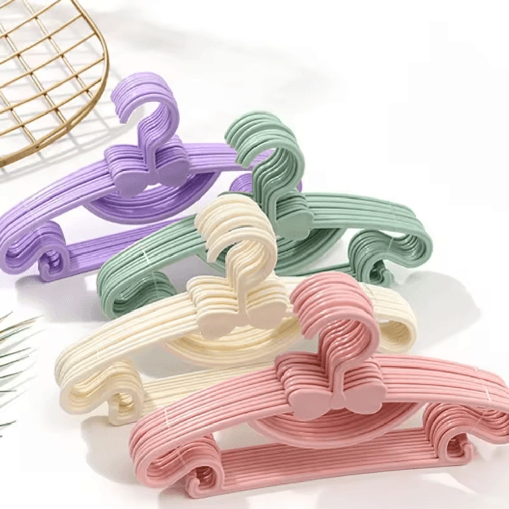 Baby No Trace Windproof Plastic Hanger For Childrens Clothing 11