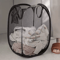 Mesh Pop Up Laundry Basket Foldable Large Capacity Dirty Clothes Storage Basket 0