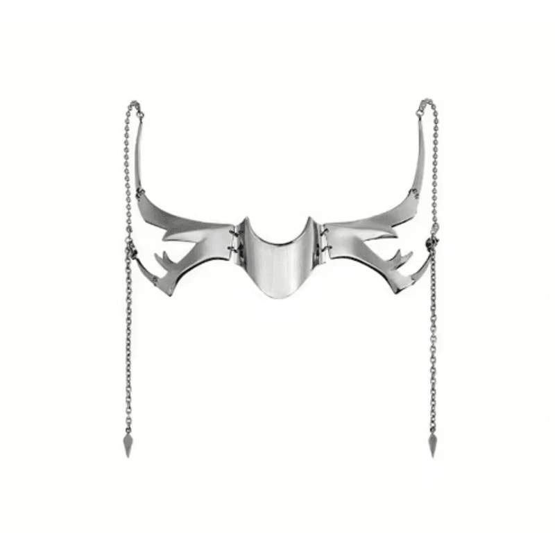 Metal Mechanical Mask Niche Design Adjustable Facial Decoration For Cosplay And Role Play 2