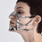 Metal Mechanical Mask Niche Design Adjustable Facial Decoration For Cosplay And Role Play 3