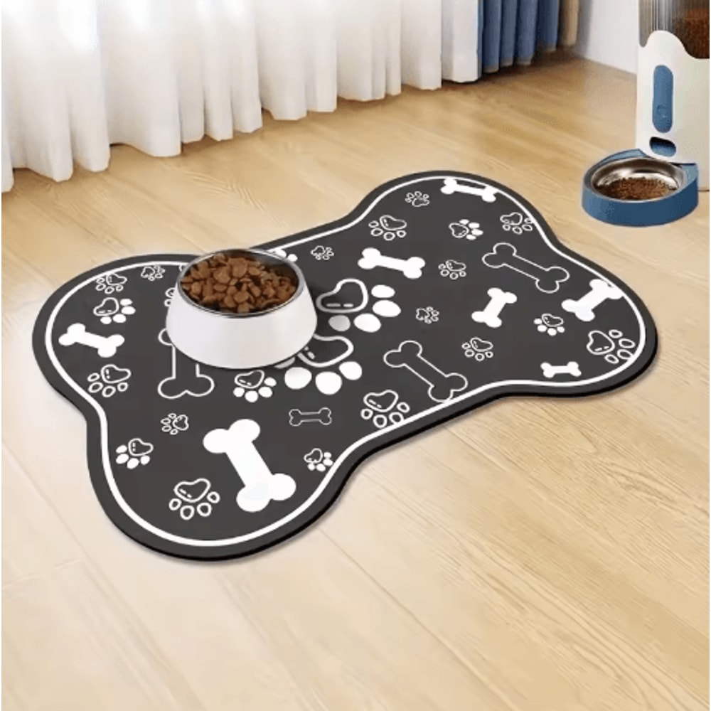Non Slip Pet Feeding Mat For Dogs And Cats Scratch Resistant And Quick Drying 1