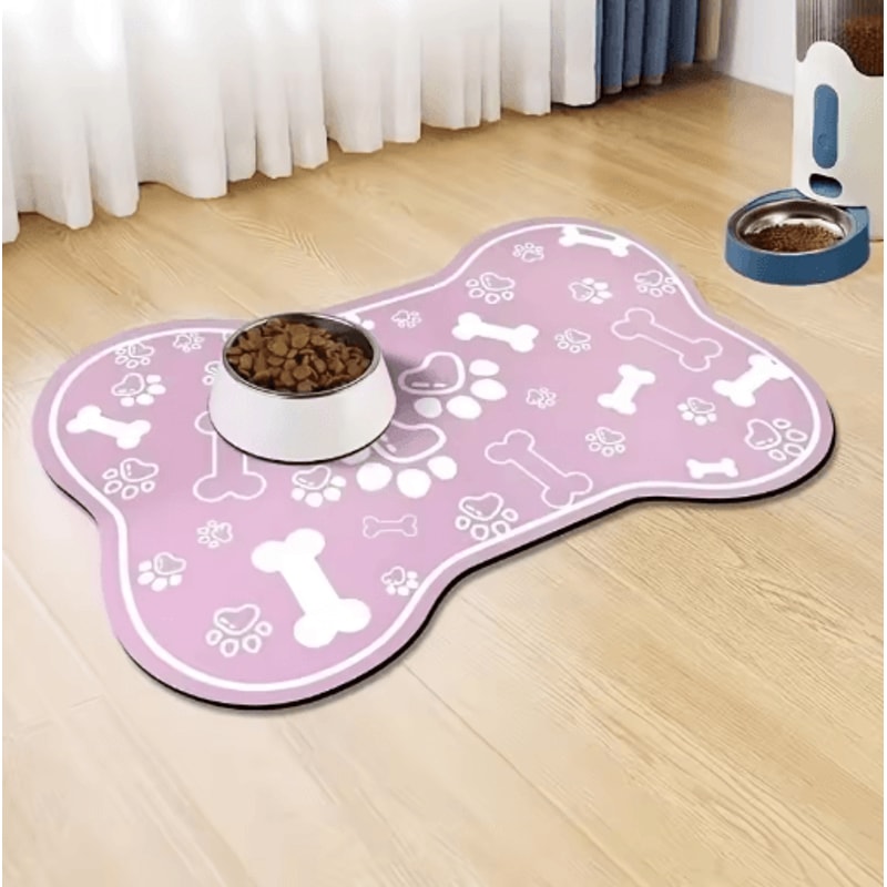 Non Slip Pet Feeding Mat For Dogs And Cats Scratch Resistant And Quick Drying 2