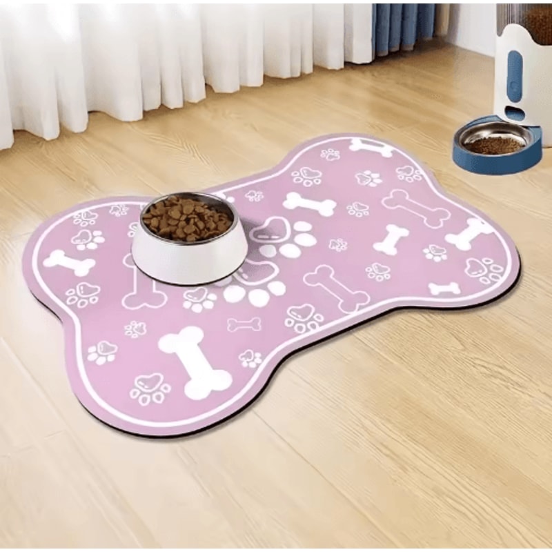 Non Slip Pet Feeding Mat For Dogs And Cats Scratch Resistant And Quick Drying 5