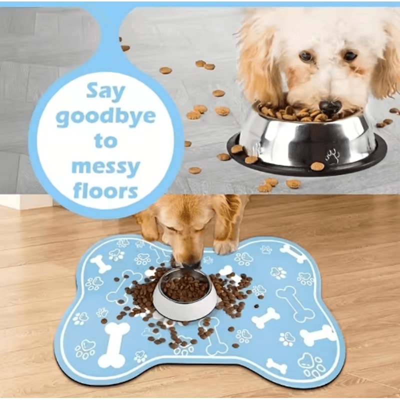Non Slip Pet Feeding Mat For Dogs And Cats Scratch Resistant And Quick Drying 0