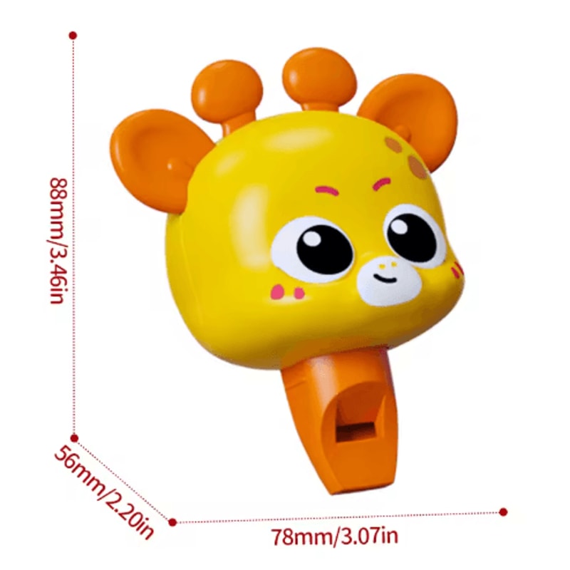 Interactive Giraffe Suction Cup Toy Multifunctional Sensory Learning And Motor Skills Development T 1