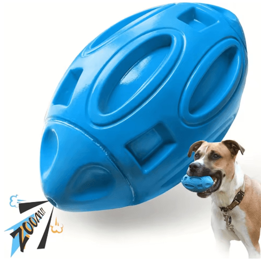 Durable Squeezing Rubber Dog Ball For Aggressive Chewers With Sound 0