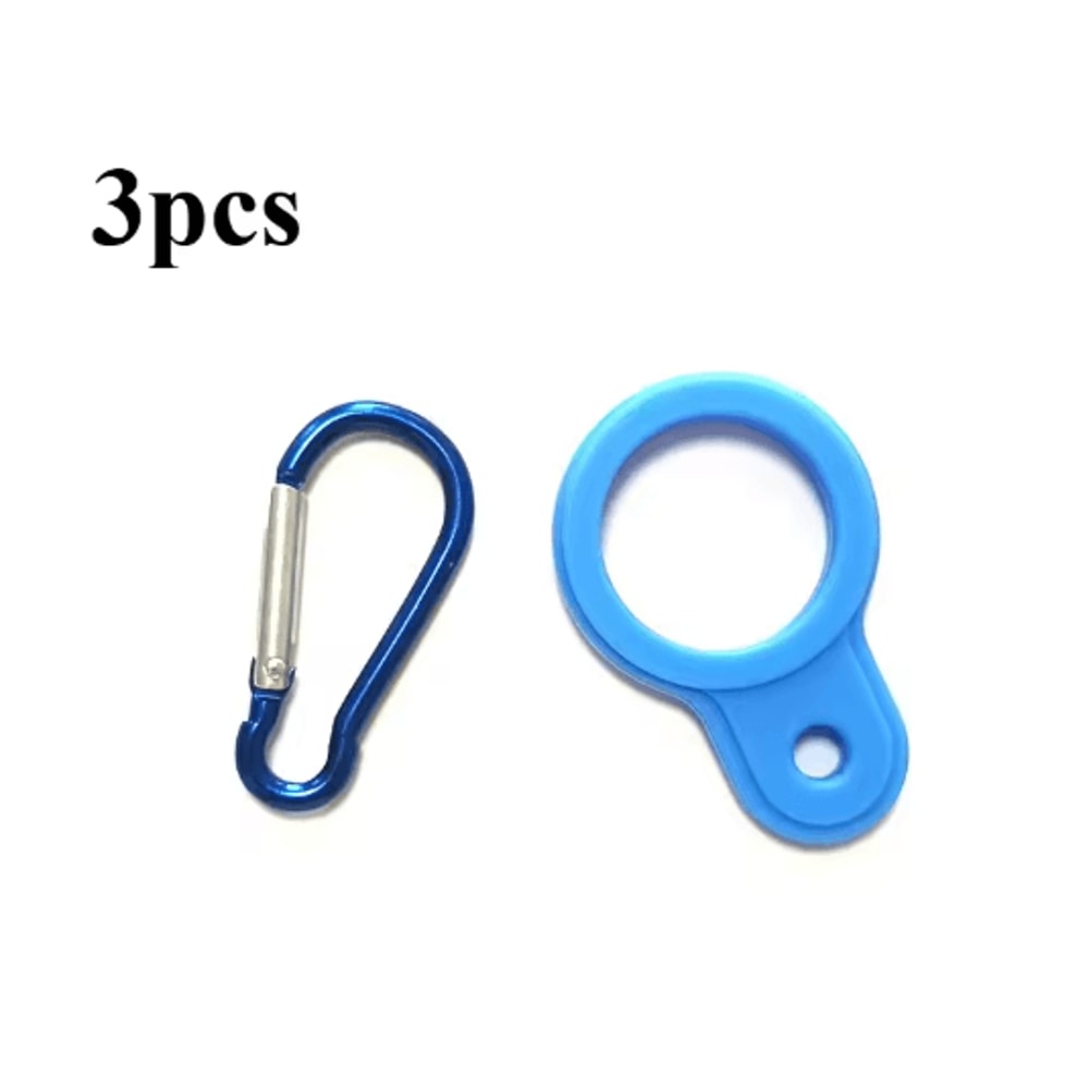 Portable Water Bottle Handle Buckle Set For Outdoor Sports 3Piece 1