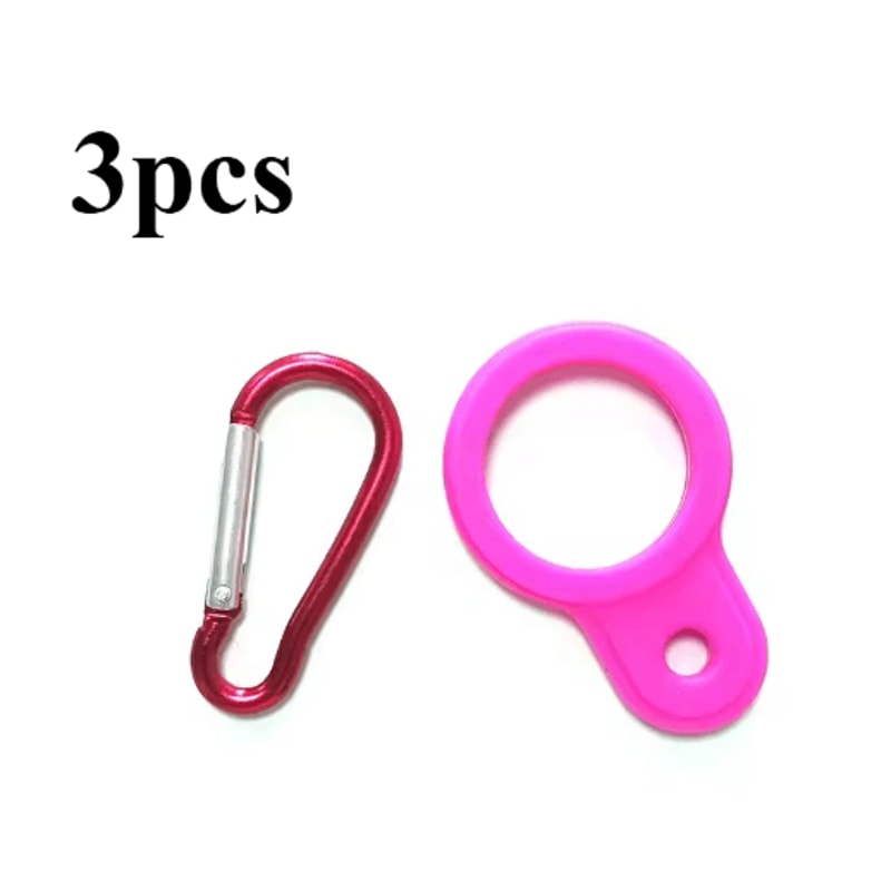 Portable Water Bottle Handle Buckle Set For Outdoor Sports 3Piece 3