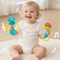 Baby Rattle Toys 0 To 12 Months Newborn Sensory Grasp Hand Bell Animal Toys 3