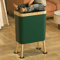 15L Large Square Plastic Trash Can With Odor Sealing Lid And Elevated Legs 9