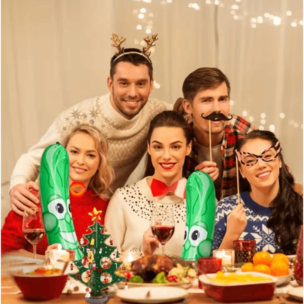 Inflatable Cucumber Pool Float Playful PVC Party Inflatable 1