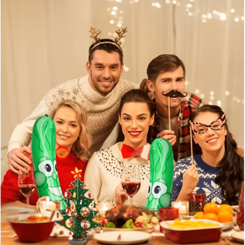 Inflatable Cucumber Pool Float Playful PVC Party Inflatable 1