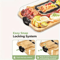 Natural Bamboo Cheese Tray With Snap On Acrylic Lid Elegant Charcuterie Platter 3