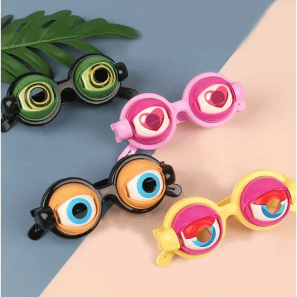 Funny Novelty Glasses Toys Plastic Prank Glasses For Parties And Gifts 0