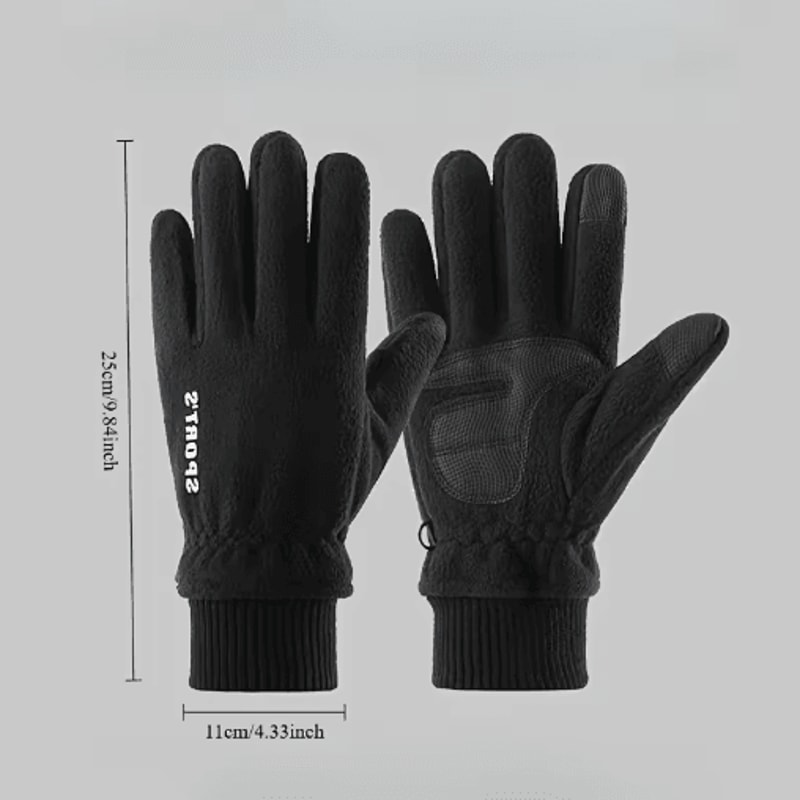 Winter Warm Gloves AntiSlip Touchscreen Full Finger Cycling Sports Gloves 2