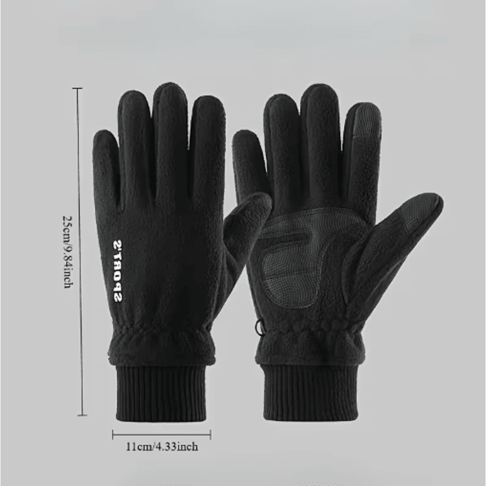 Winter Warm Gloves AntiSlip Touchscreen Full Finger Cycling Sports Gloves 6