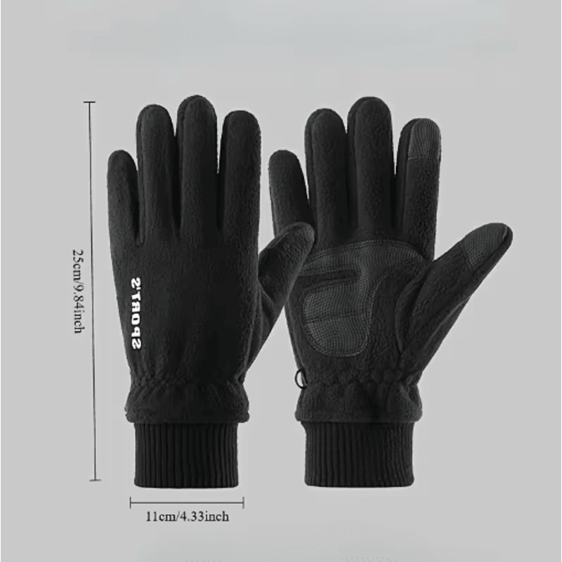 Winter Warm Gloves AntiSlip Touchscreen Full Finger Cycling Sports Gloves 6