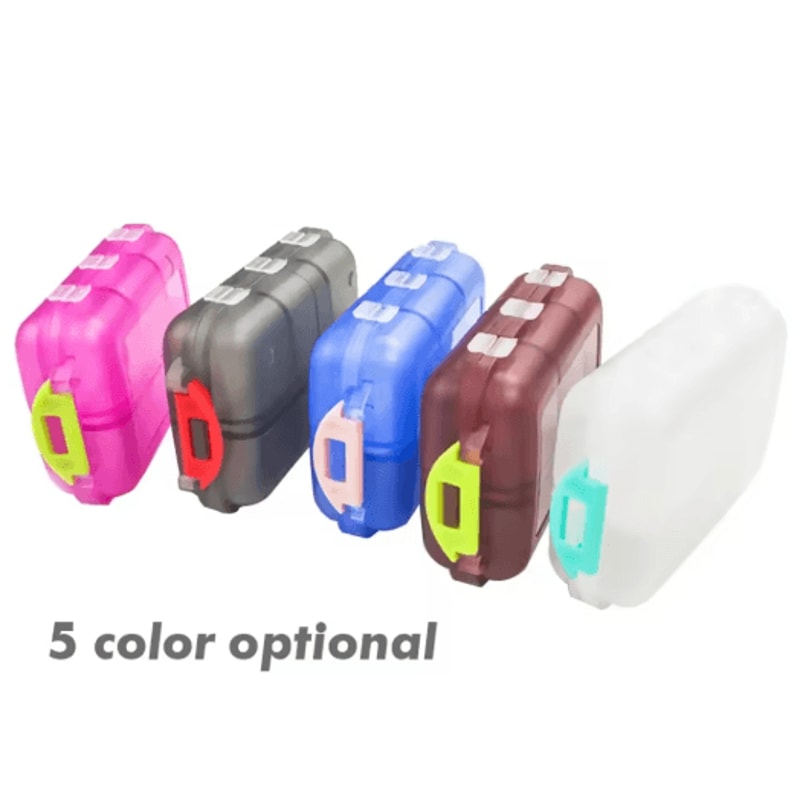 Portable Folding Pill Case Compact Medicine Organizer For Daily And Travel Use 6