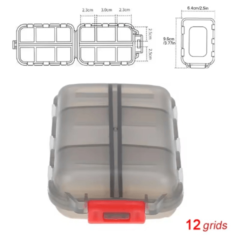 Portable Folding Pill Case Compact Medicine Organizer For Daily And Travel Use 7