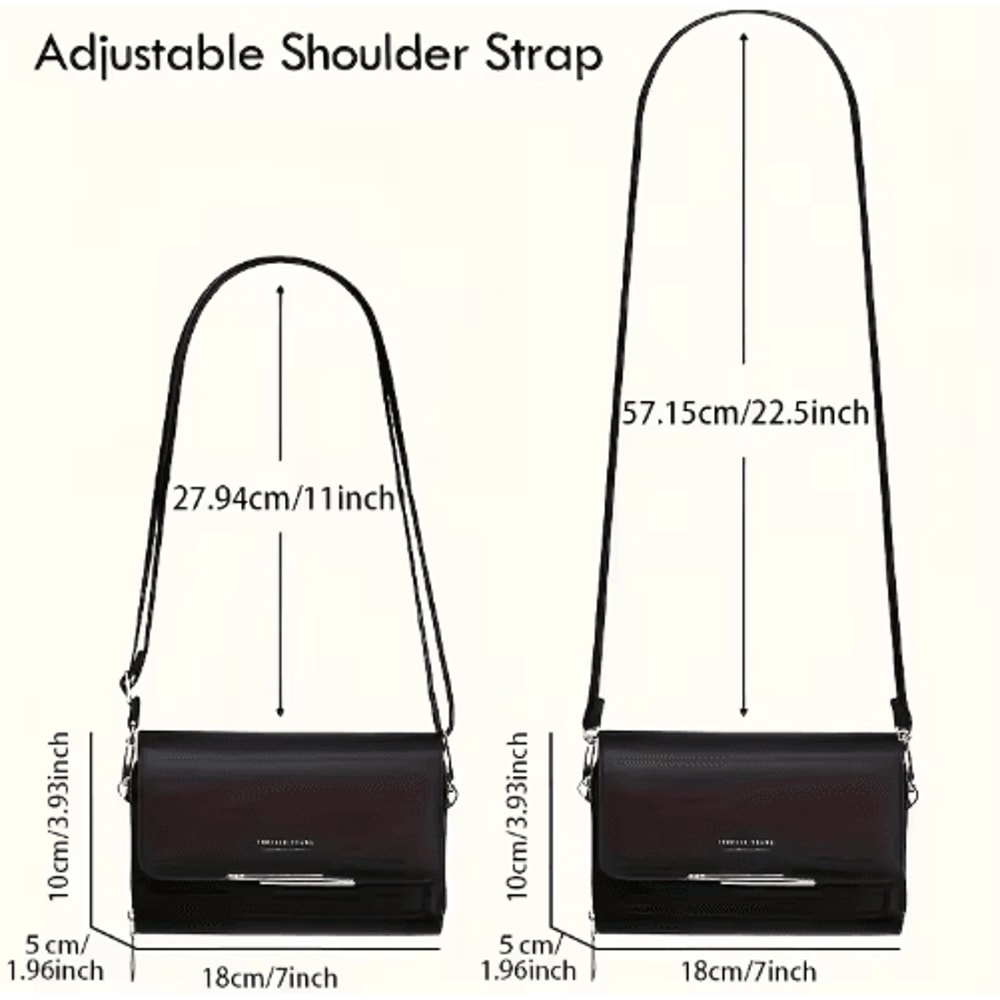 Fashionable RFID Crossbody Bag Mobile Phone Bag Card Wallet Coin Purse In One 7