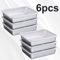 6 Piece Stainless Steel Food Storage Container Set Large Capacity Kitchen Essentials 1
