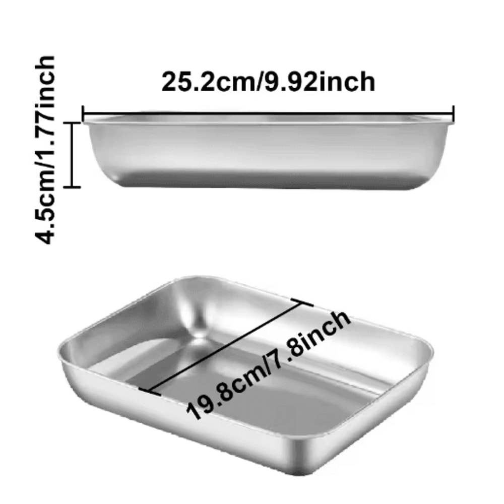 6 Piece Stainless Steel Food Storage Container Set Large Capacity Kitchen Essentials 4