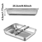 6 Piece Stainless Steel Food Storage Container Set Large Capacity Kitchen Essentials 4