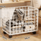 Metal Rolling Storage Basket With Wheels Multi Purpose Home Organizer 2